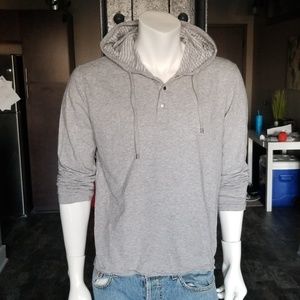Men's Michael Kors Grey Lightweight Hoodie